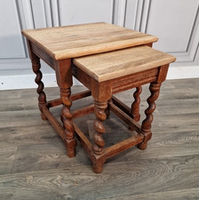 Oak nest tables barley - nest,