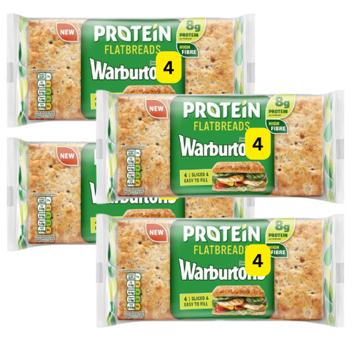 Warburtons 4x4 protein sliced - warburtons,