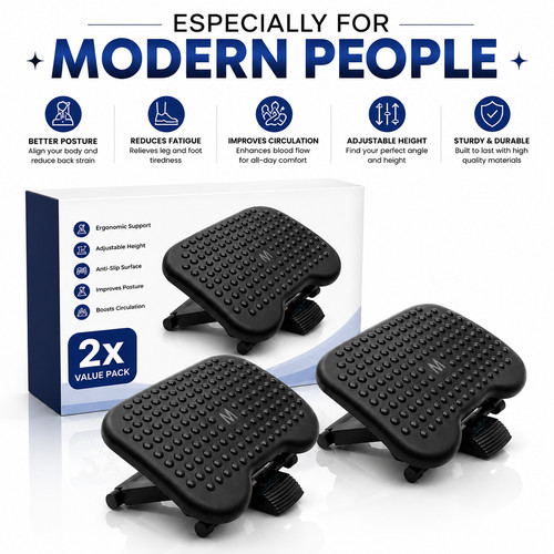 Portable foot rest travel leg - rest,