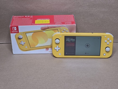 Nintendo yellow switch lite - switch,