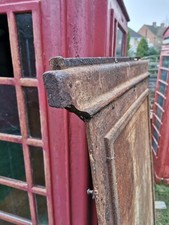 Red telephone box - box, back