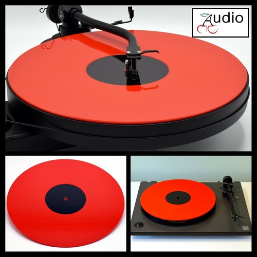 Gloss red acrylic turntable - red,