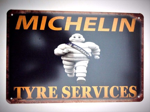 Michelin design metal tin - metal,
