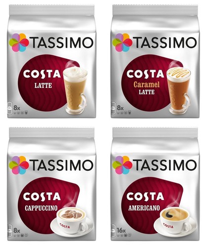 Tassimo packet costa coffee - tassimo,