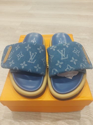 Denim sliders new box - new,