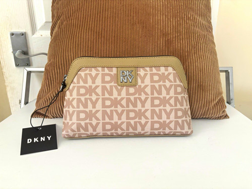 Dkny monogram logo print zip - monogram,