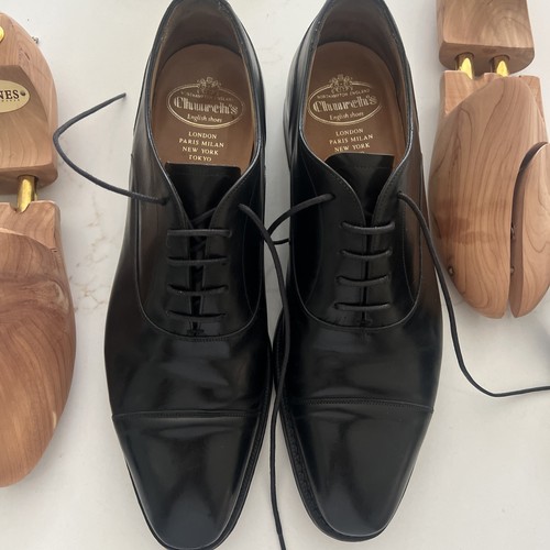 Church shoes black oxford - black,