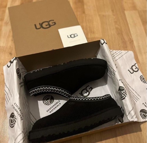 Ugg tasman women black suede - black,