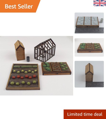 Allotment garden model - allotment, set