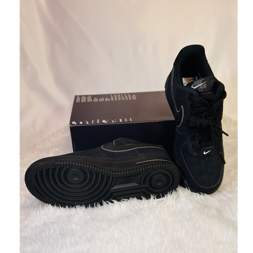 Nike air force black suede - force, 1