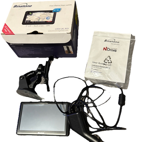Binatone u505 sat nav gps - binatone, 5"