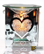 Glass heart fragrance oil - glass,