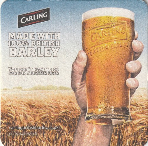 Beer mat carling - mat,