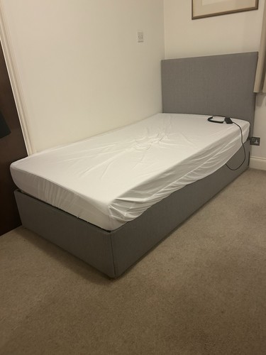 Adjustable bed with mattress - bed,
