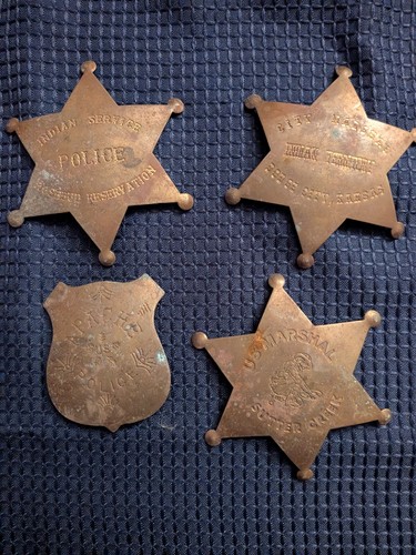 Lot vintage sheriff s - 4,