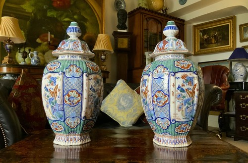 Large pair dutch delft - pair,
