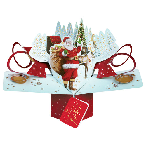 Brother christmas card - brother,