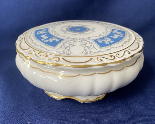 Coalport revelry blue powder - coalport,