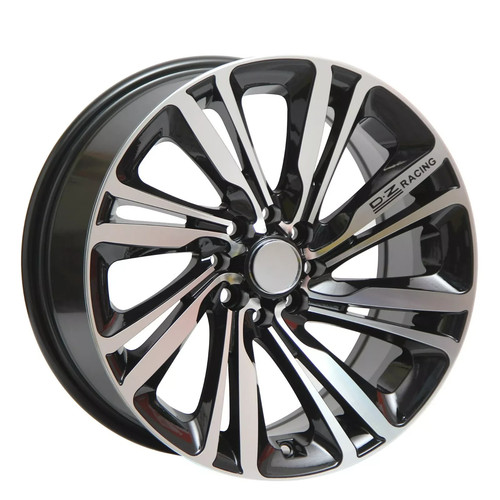 16x7 black machine face - black,