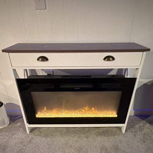 Modern electric fireplace - modern,