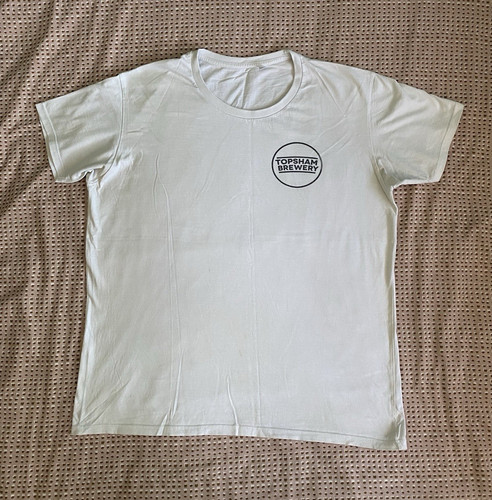 Topsham brewery shirt white - topsham,