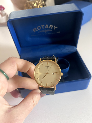 Vintage gold plated rotary - vintage, gold-plated