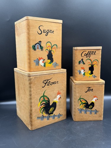 Wooden rooster rustic - wooden,