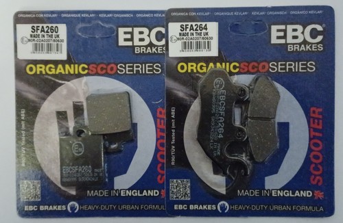 Ebc organic front and - ebc, rear