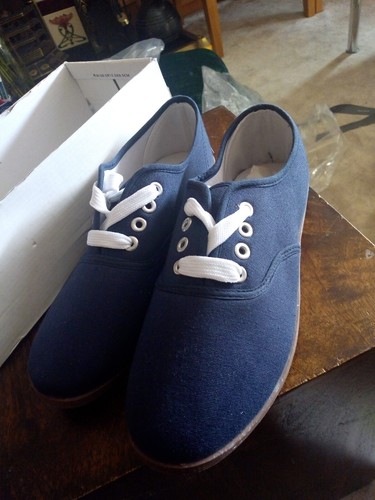 Ladies navy blue - blue, lace