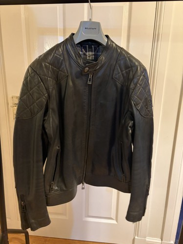 Belstaff outlaw black leather - outlaw,