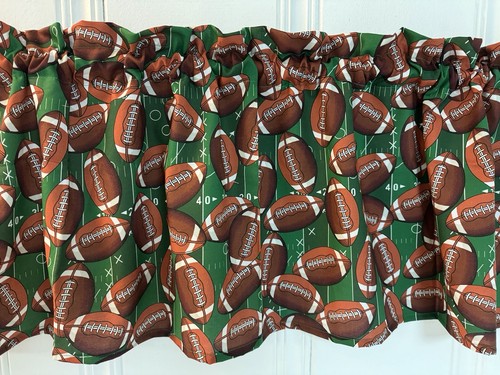 Football game window valance - game,