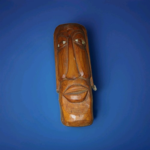 Hand carved wooden - wooden, tribal