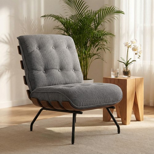 Homcom accent chair reading - accent, chair,