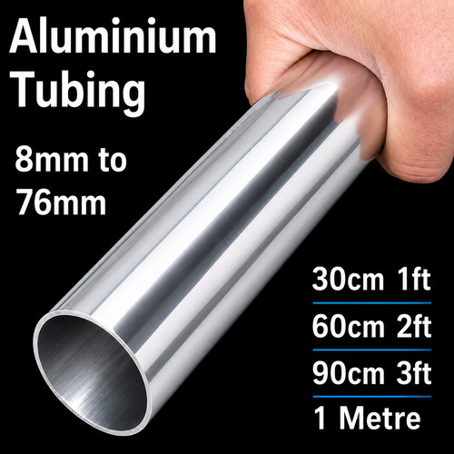 Aluminium round tube - tube, many