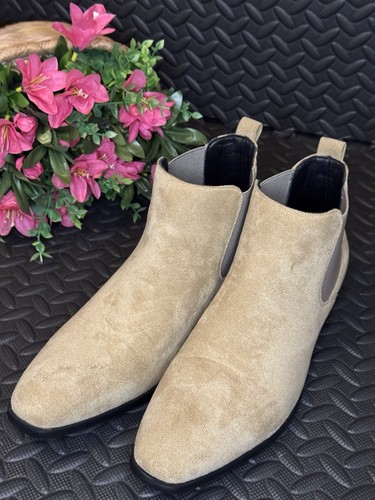 Men beige grey suede - men’s,