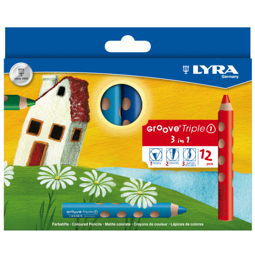 Lyra groove triple pencil - lyra,
