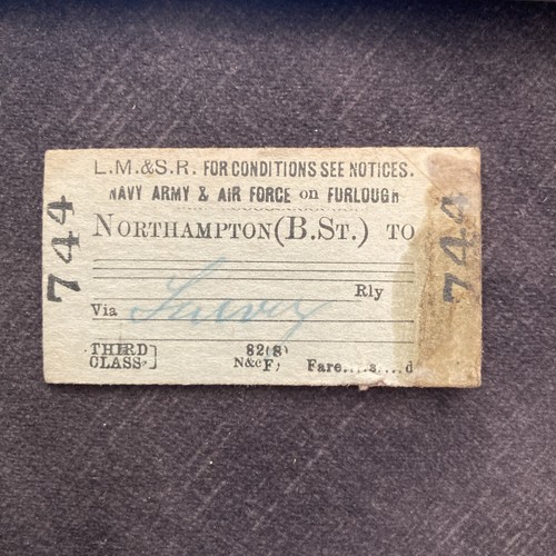 Railway ticket l m s - ticket;., (
