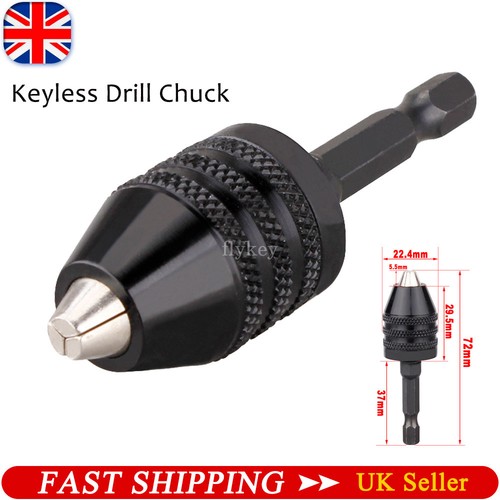 Hex shank keyless drill - 1/4,