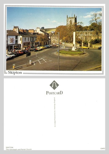 Postcard the cenotaph and - -,