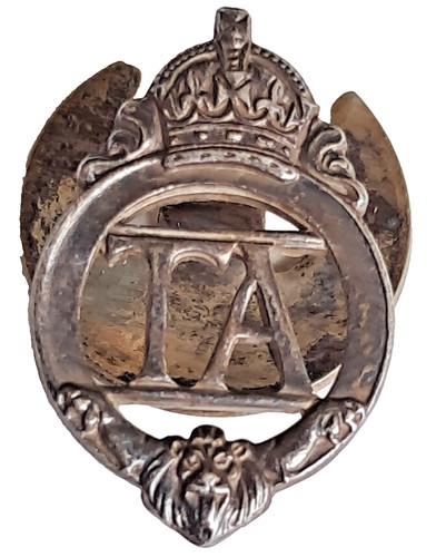 Ww2 territorial army lapel - army,