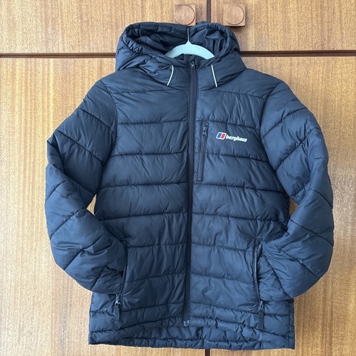 Berghaus black boys hooded - black,