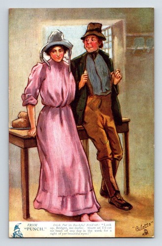Comic postcard from punch - from,