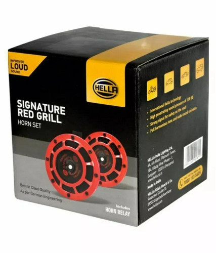 Genuine hella red - hella, grill