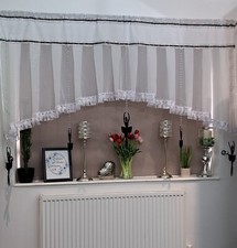 Amazing white and black voile