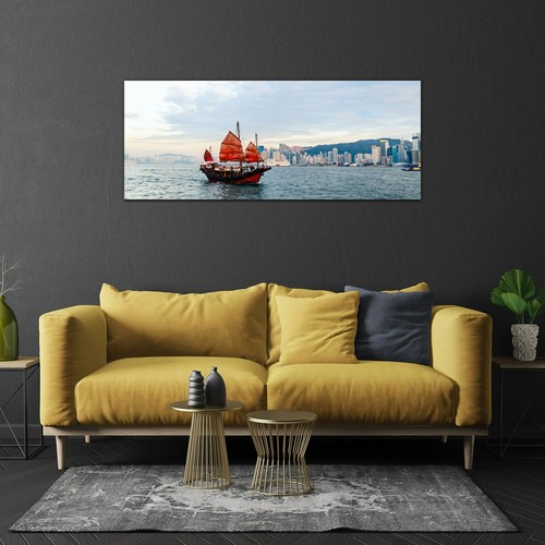 Print glass large picture - glass,