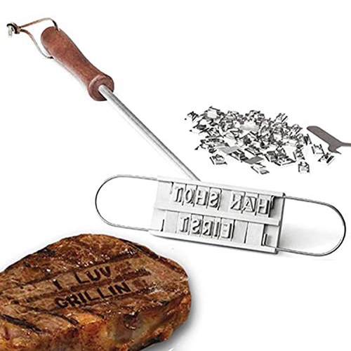 Grill branding iron - iron, with