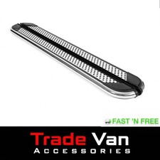 AUDI Q5 PHANTOM V2 SILVER SIDE STEPS  RUNNING BOARDS 2017 ON SECONDS D1219