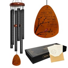 32" Memorial Wind Chimes for Outside Sympathy Gift for Loss of Loved one Bere...