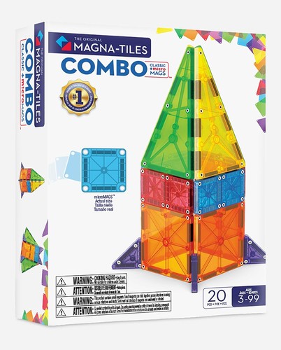 Magna tiles combo piece - combo, 20-piece