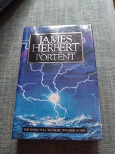 JAMES HERBERT-PORTENT SIGNED COPY HARDBACK